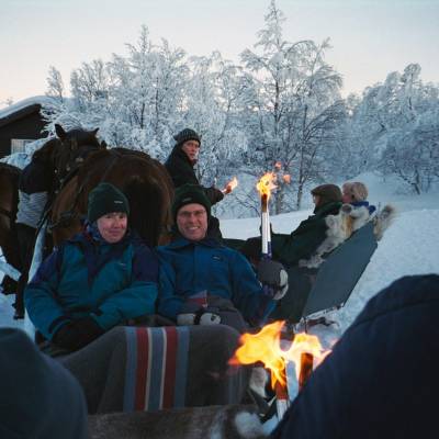 Horse sleigh rifde on cross country skiing holiday in Norway (1 of 1)-4.jpg
